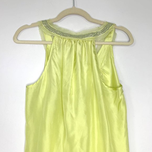 NWT REBECCA TAYLOR Limea Silk Sequin Sleeveless Top Sz 10‎ - Picture 6 of 11